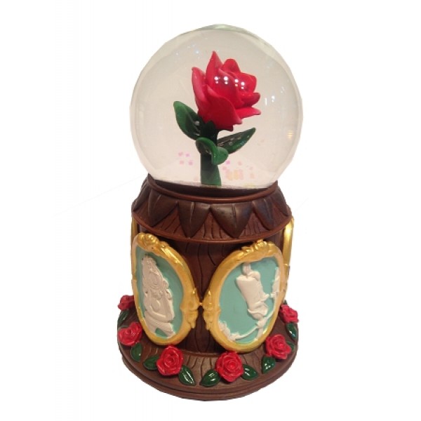 Disney Musical Snow Globe - Beauty and the Beast - Enchanted Rose